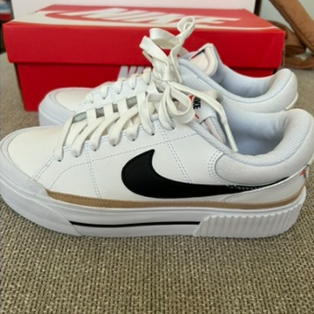 Nike Red and White Shoe Box